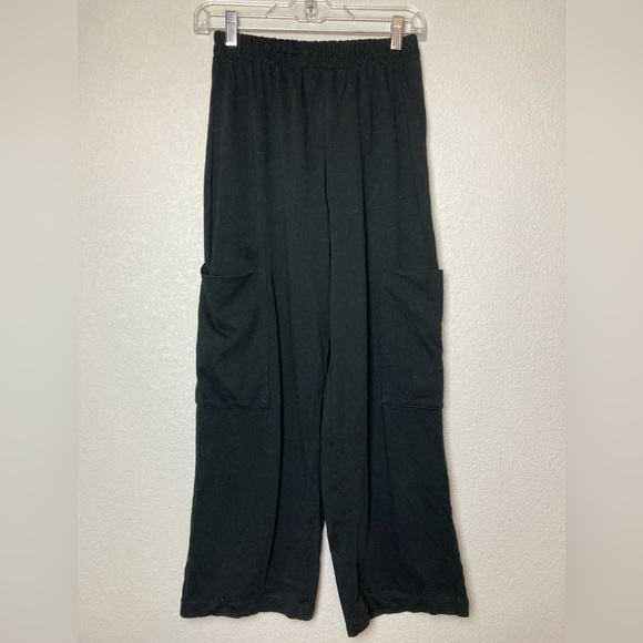 Zara Pants & Jumpsuits Zara Wide Leg Cargo Knit Pants Poshmark
